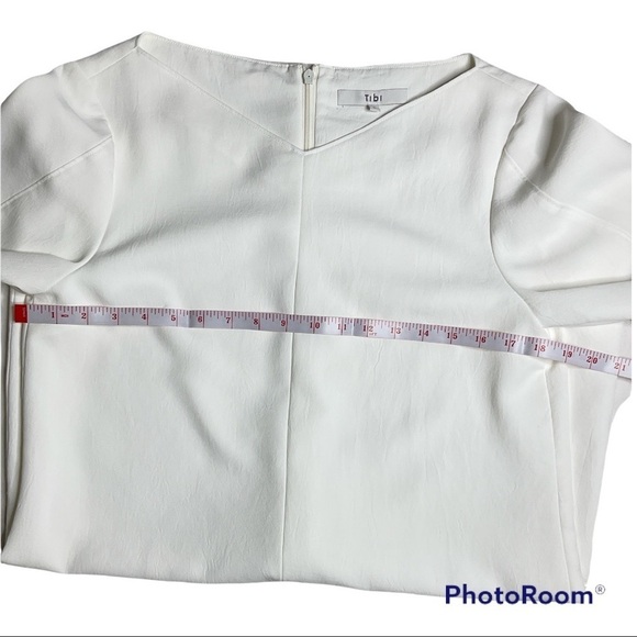 Tibi Shirred Sleeve with Removable Belt Dress Size 6 - Picture 13 of 15